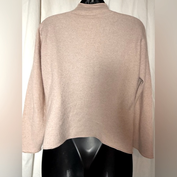 Eileen Fisher Women's Petite Sz PM 100% Cashmere Turtleneck Pullover Sweater - Picture 2 of 4